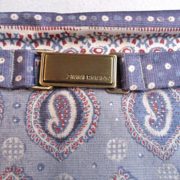 NWT$225 ZIMMERMANN Vitali High-Waist Halter Bikini Paisley Bottom Brief 2 (6-8) - Picture 11 of 16